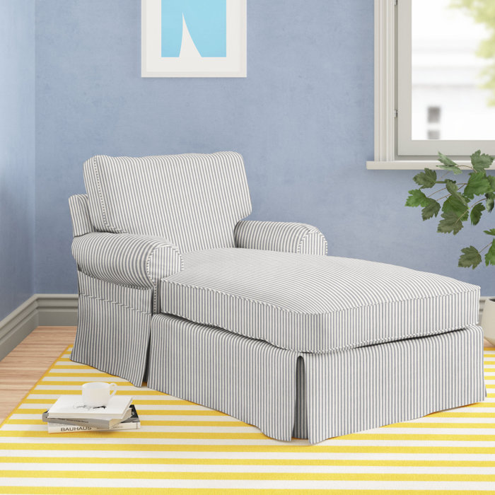 Cade Slipcovered Chaise Lounge & Reviews Birch Lane